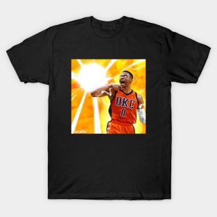 Russell Westbrook "Thunderous" Artwork T-Shirt